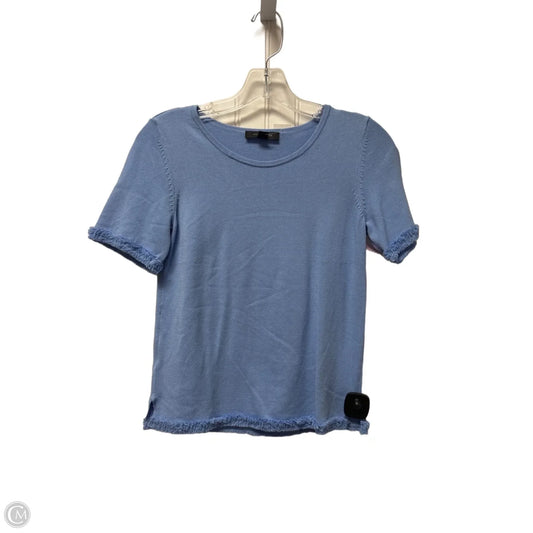 Top Short Sleeve By Ann Taylor In Blue, Size: Xs