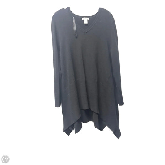 Tunic Long Sleeve By West Bound In Black, Size: Xl