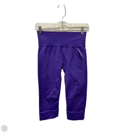 Athletic Capris By Lululemon In Purple, Size: 4
