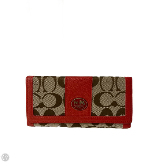 Wallet Designer By Coach, Size: Medium
