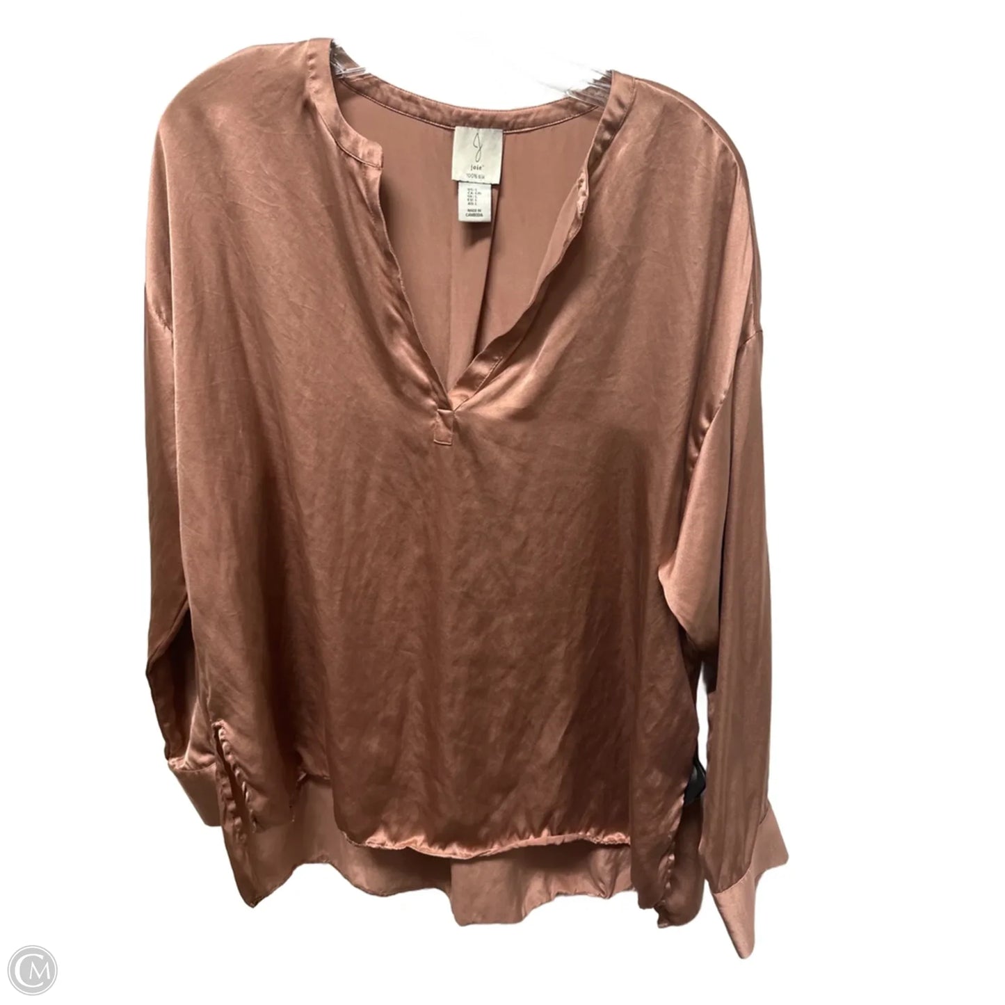 Top Long Sleeve By Joie In Pink, Size: L