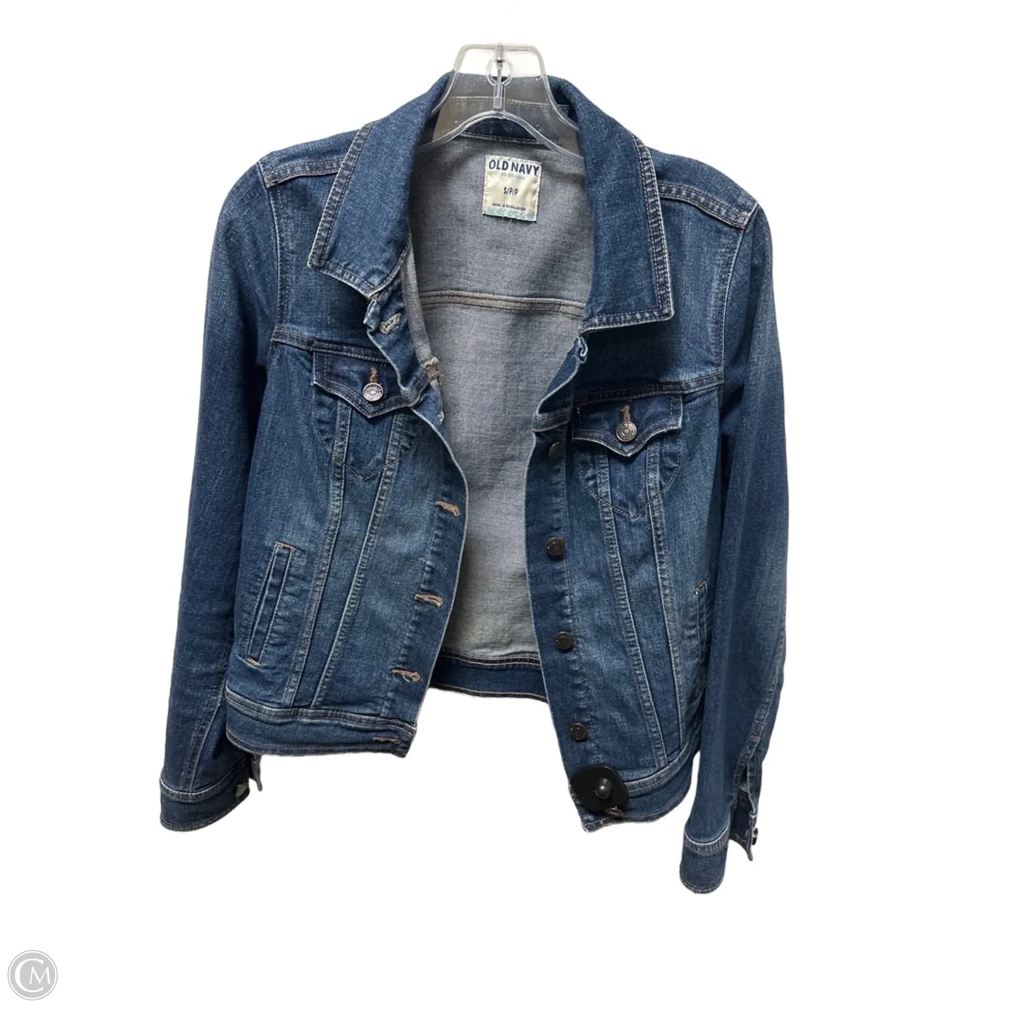 Jacket Denim By Old Navy In Blue Denim, Size: S