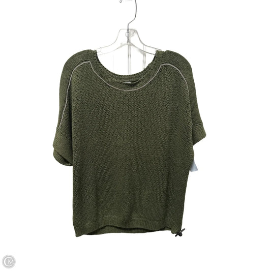 Sweater Short Sleeve By Chicos In Green, Size: L