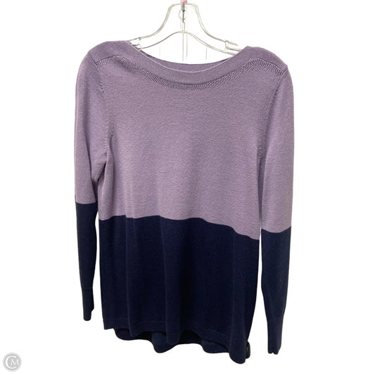 Sweater By Apt 9 In Blue & Purple, Size: M
