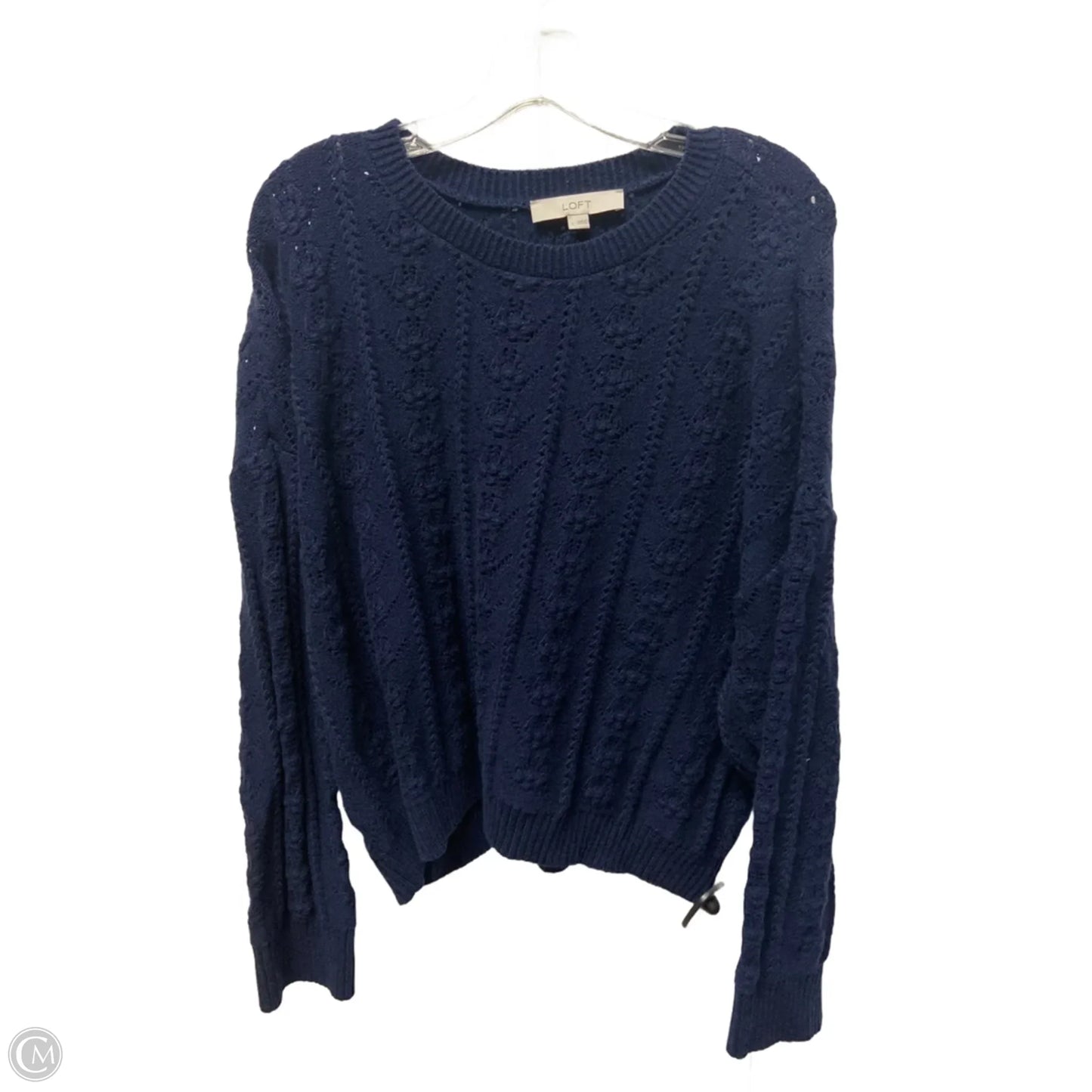 Sweater By Loft In Blue, Size: L