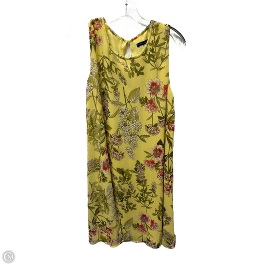 Dress Casual Midi By Tommy Hilfiger In Yellow, Size: Xl