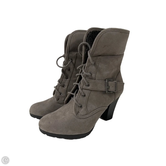 Boots Ankle Heels By White Mountain In Grey, Size: 7