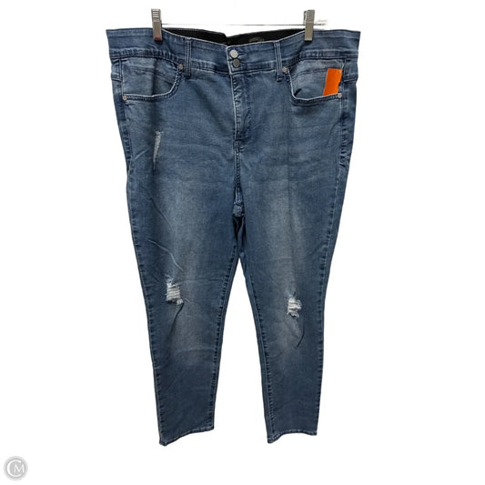 Jeans Skinny By Seven 7 In Blue, Size: 18