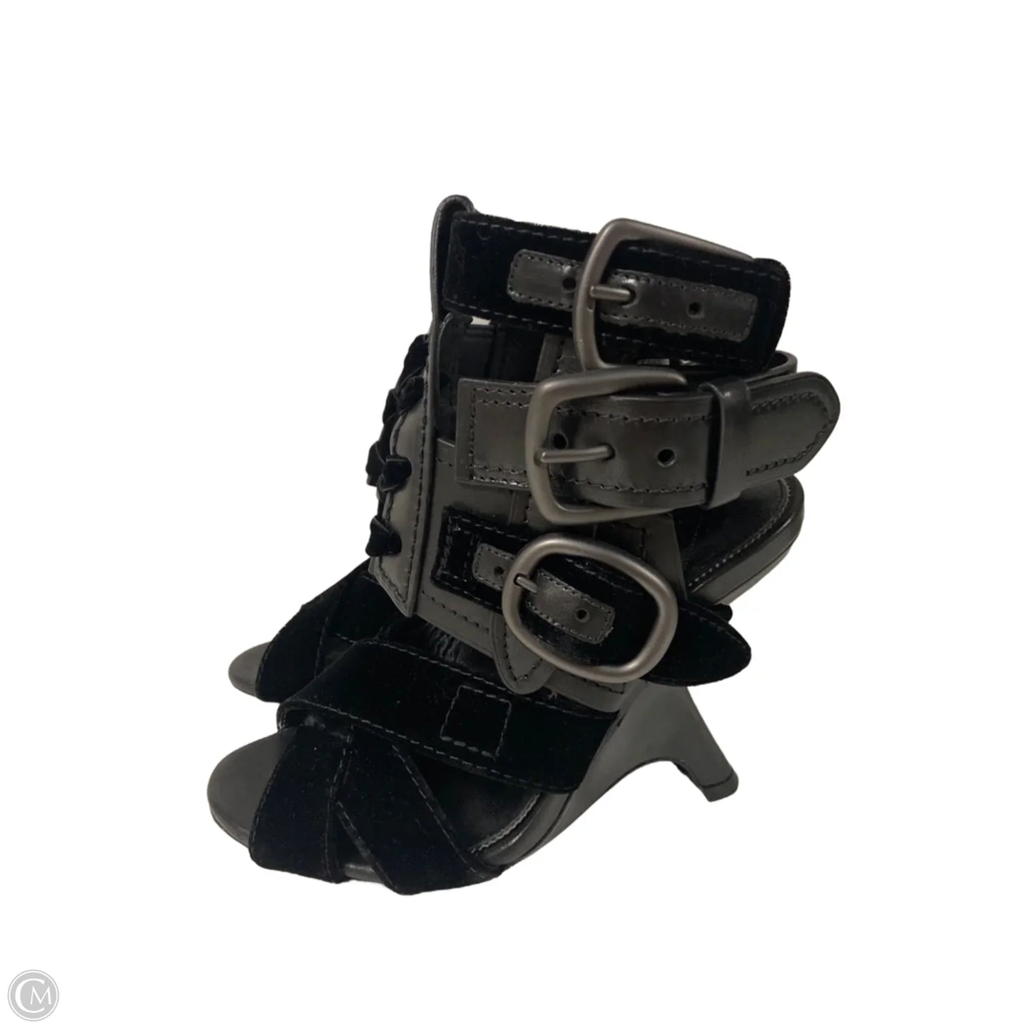 Sandals Luxury Designer By Tom Ford In Black, Size: 6.5