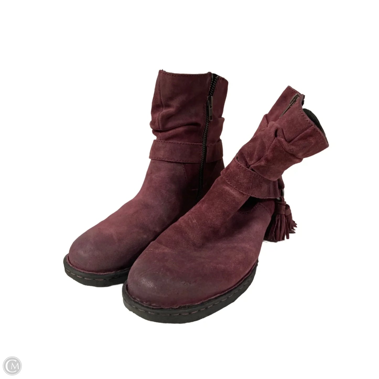 Boots Ankle Heels By Born In Purple, Size: 8.5