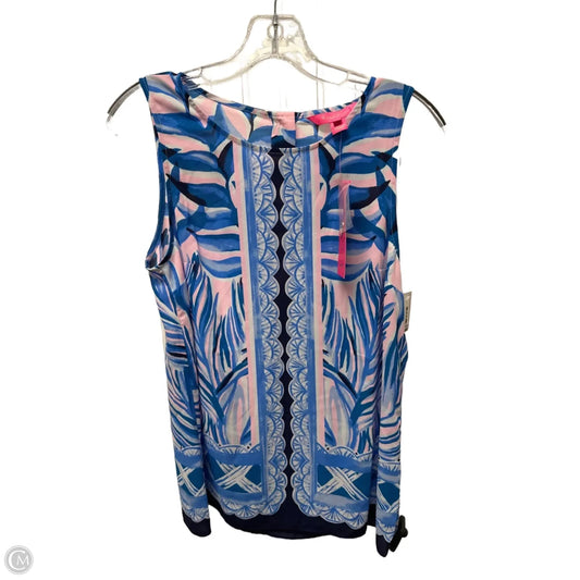 Top Sleeveless Designer By Lilly Pulitzer In Blue, Size: S