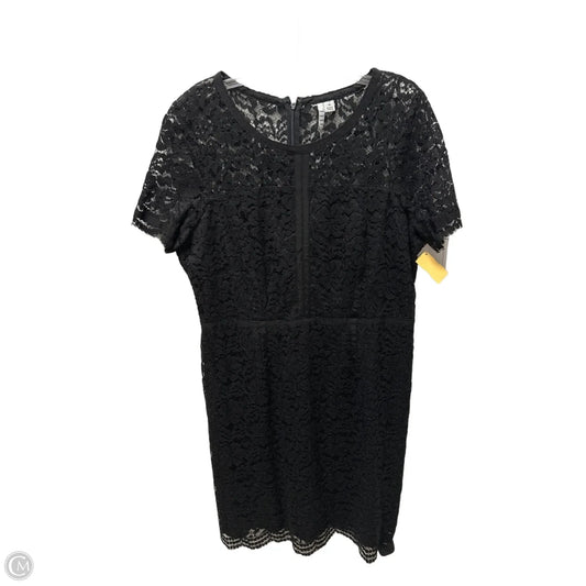Dress Casual Midi By Elle In Black, Size: Xl