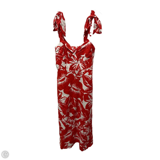 Dress Casual Maxi By Loft In Red, Size: M