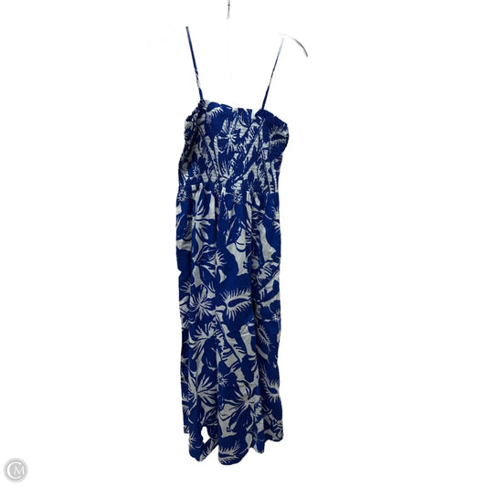 Dress Casual Maxi By Loft In Blue, Size: S
