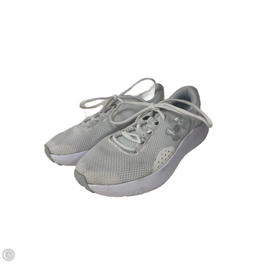 Shoes Sneakers By Under Armour In White, Size: 9.5