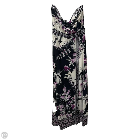 Dress Casual Maxi By White House Black Market In Black & Purple, Size: S