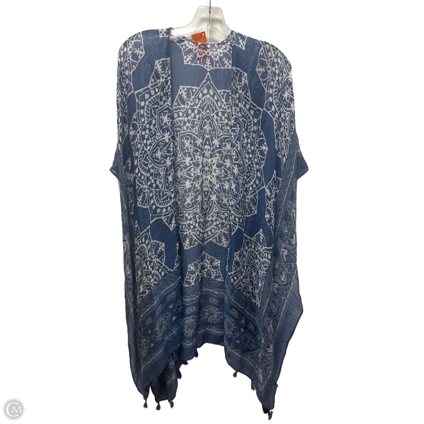 Shawl By Clothes Mentor In Blue, Size: Osfm