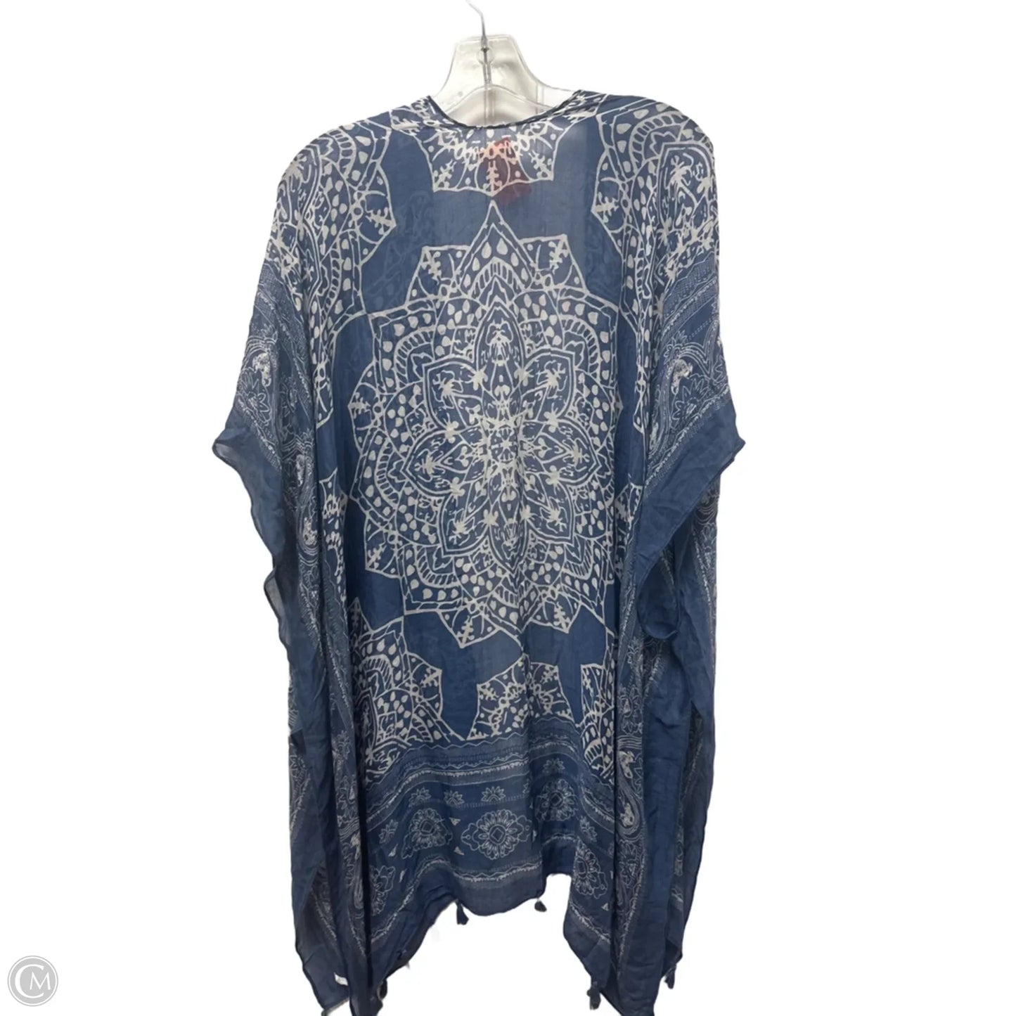 Shawl By Clothes Mentor In Blue, Size: Osfm