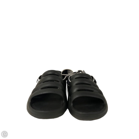 Slippers Designer By Ugg In Black, Size: 9