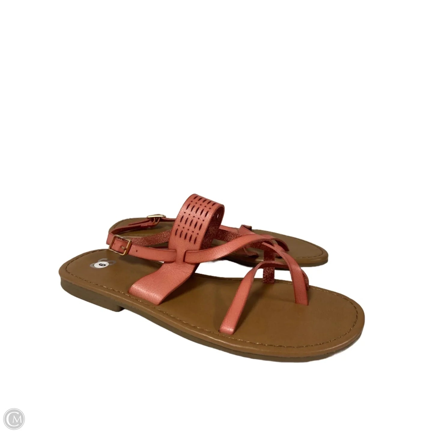 Sandals Flats By So In Pink, Size: 9