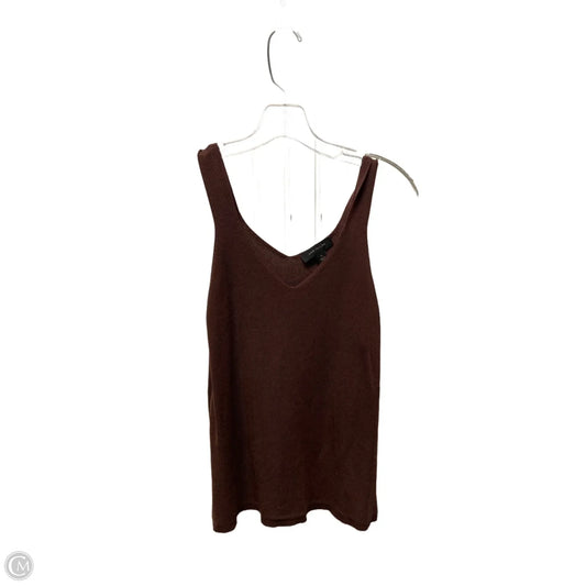 Top Sleeveless By Ann Taylor In Brown, Size: Xs