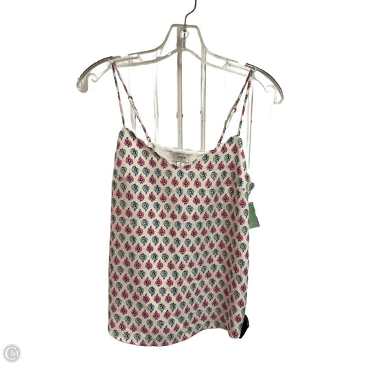 Top Sleeveless By J. Crew In Floral Print, Size: Xs