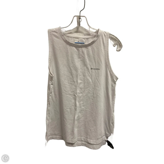 Athletic Tank Top By Columbia In White, Size: S