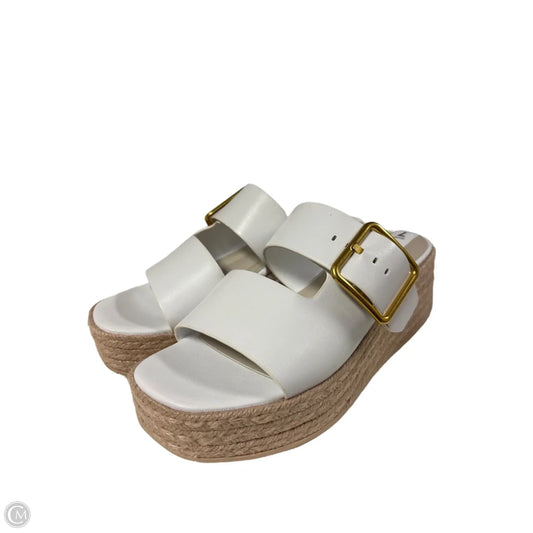 Shoes Heels Wedge By Franco Sarto In White, Size: 7