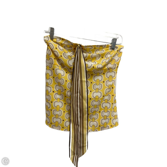 Top Sleeveless By Loft In Yellow, Size: Sp
