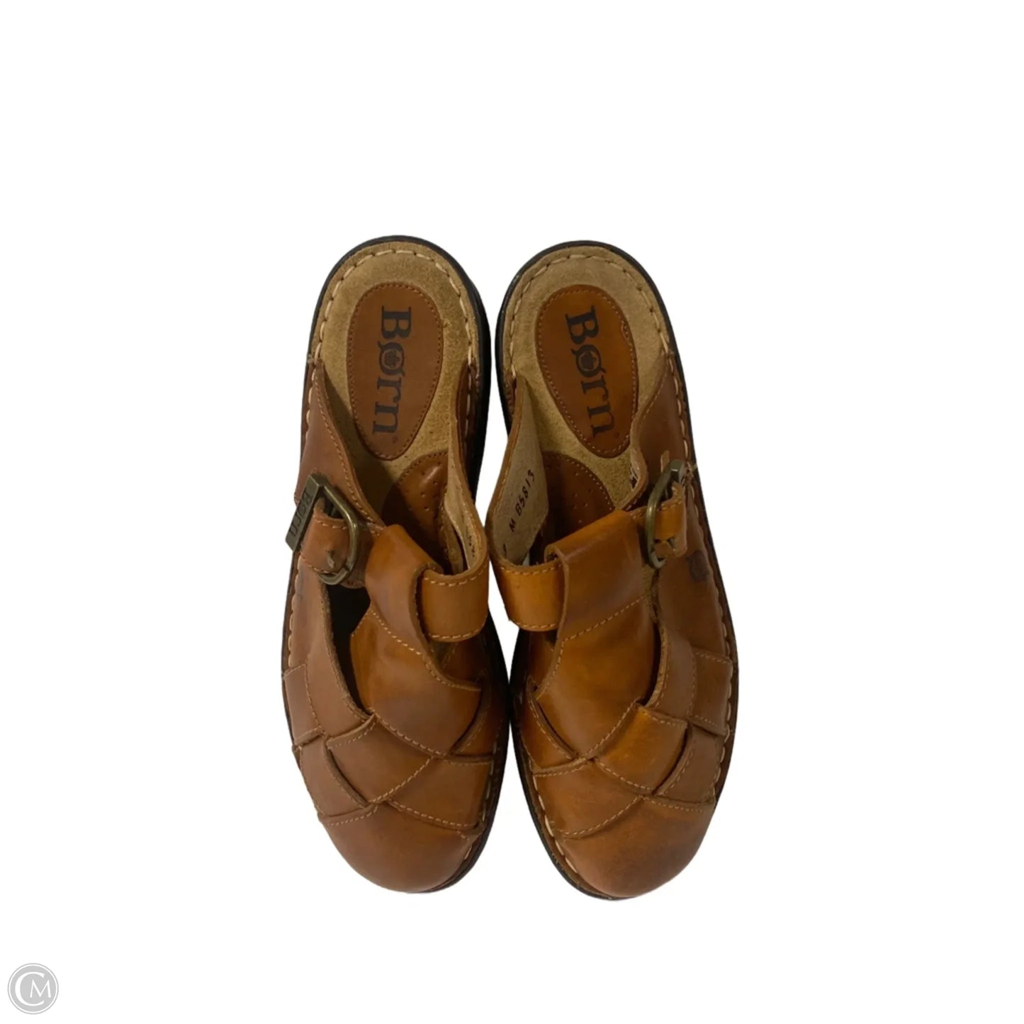 Sandals Flats By Born In Brown, Size: 8