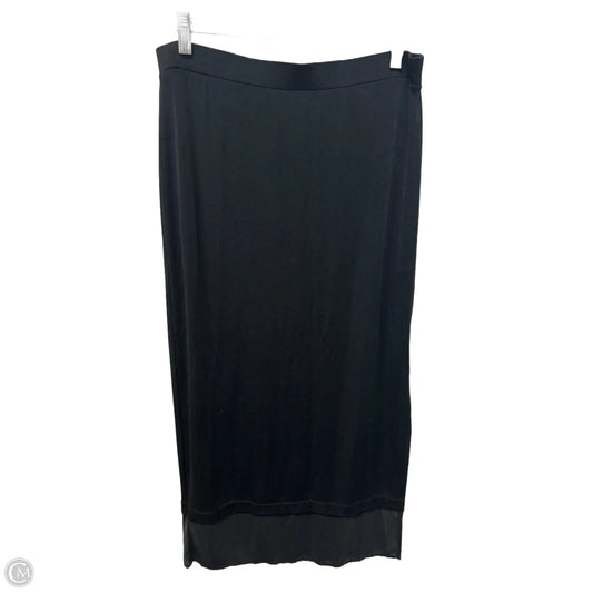 Skirt Maxi By Chicos In Black, Size: M