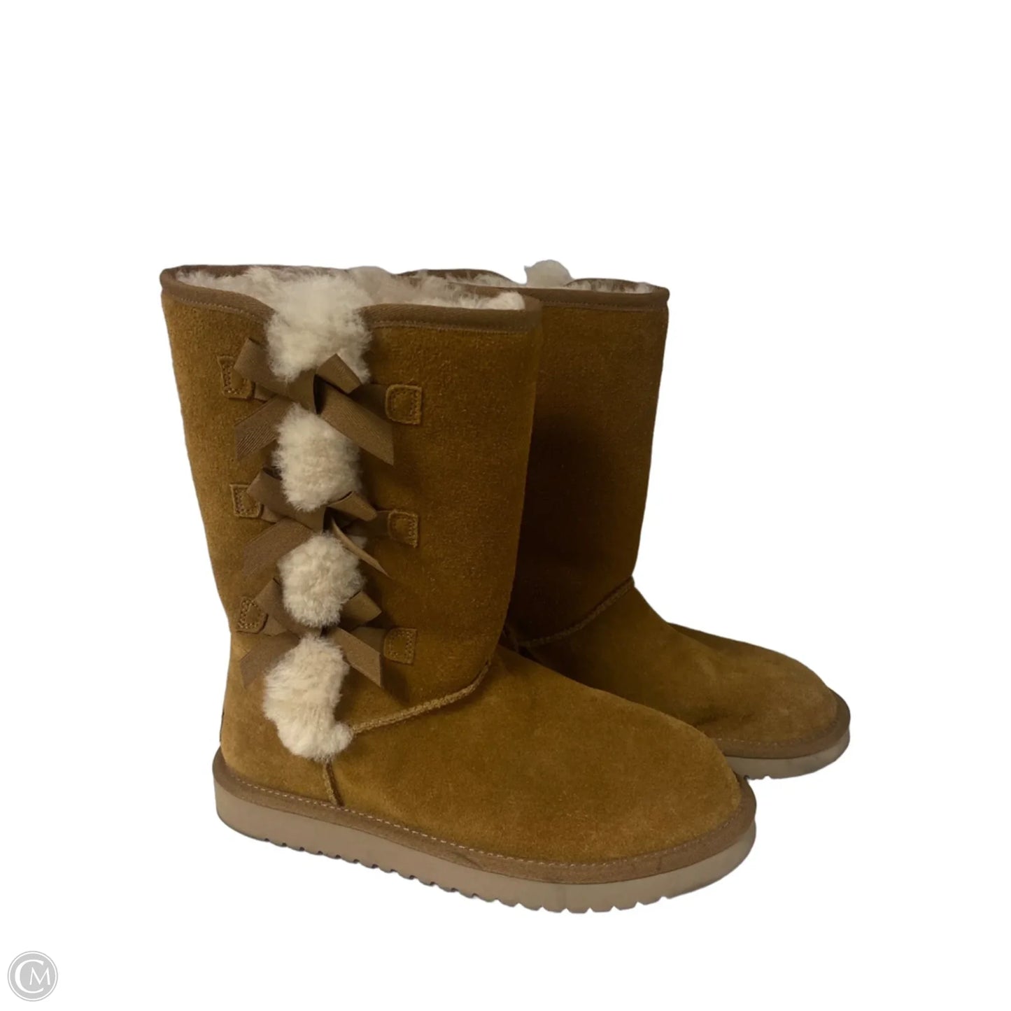 Boots Designer By Ugg In Brown, Size: 10