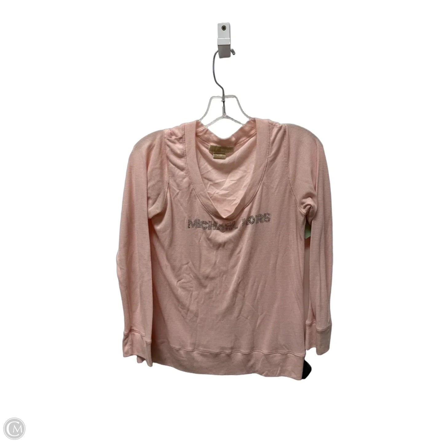 Top Long Sleeve By Michael By Michael Kors In Pink, Size: L