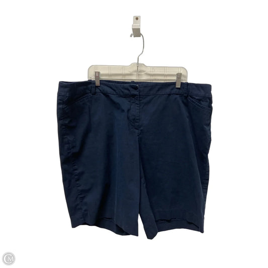 Shorts By Talbots In Navy, Size: 18