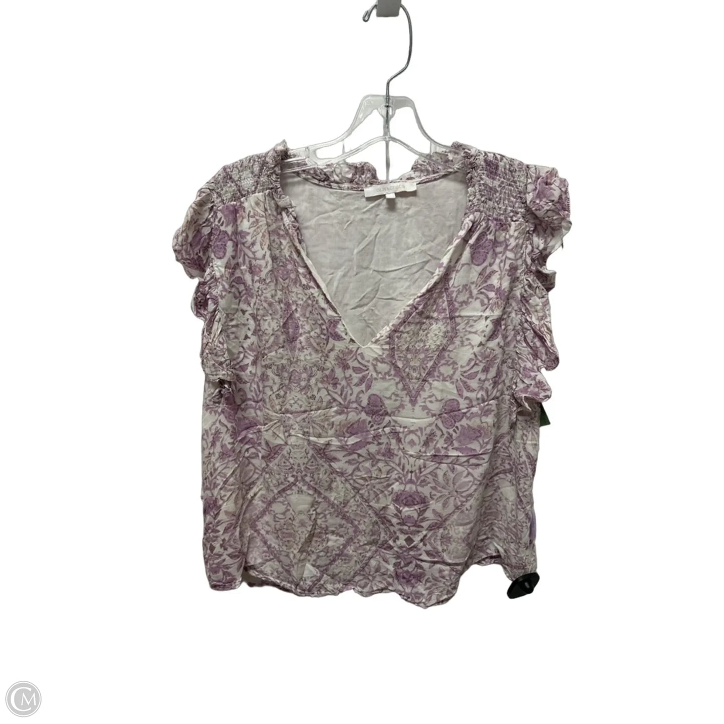 Top Sleeveless By Olivaceous In Purple, Size: S