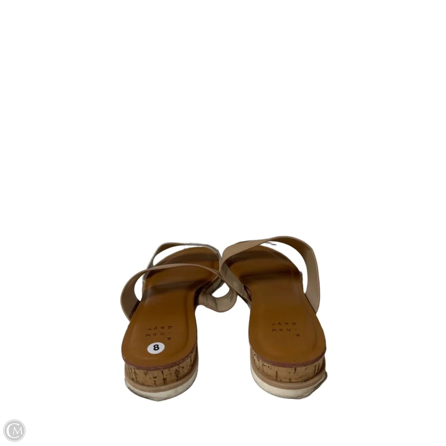 Sandals Flats By A New Day In Tan, Size: 8