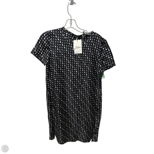 Dress Casual Midi By Theory In Black & White, Size: S
