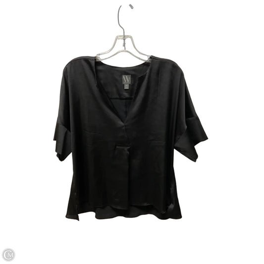 Top Short Sleeve By Worthington In Black, Size: M