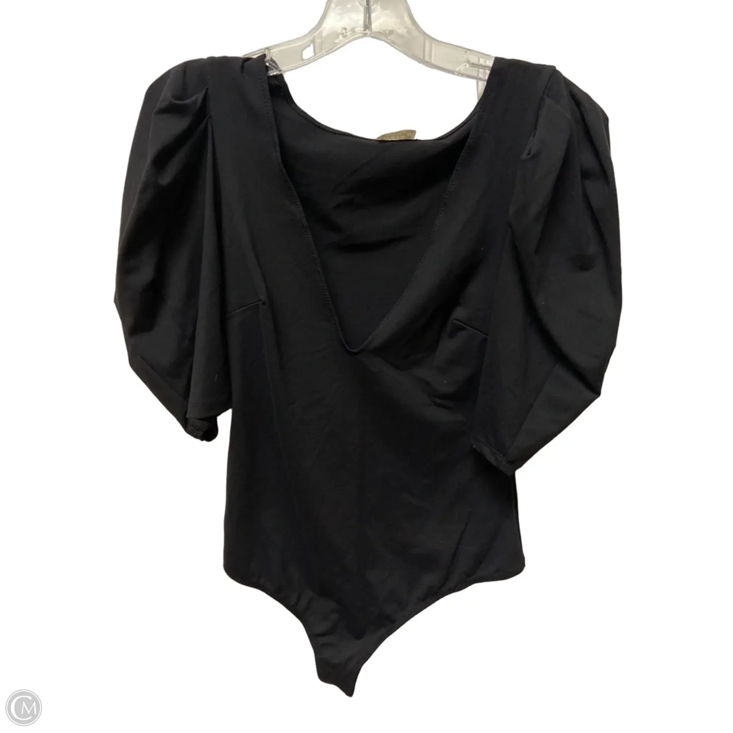 Top Short Sleeve By Free People In Black, Size: M