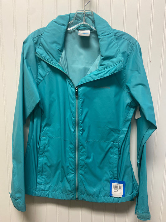 Athletic Jacket By Columbia In Teal, Size: M