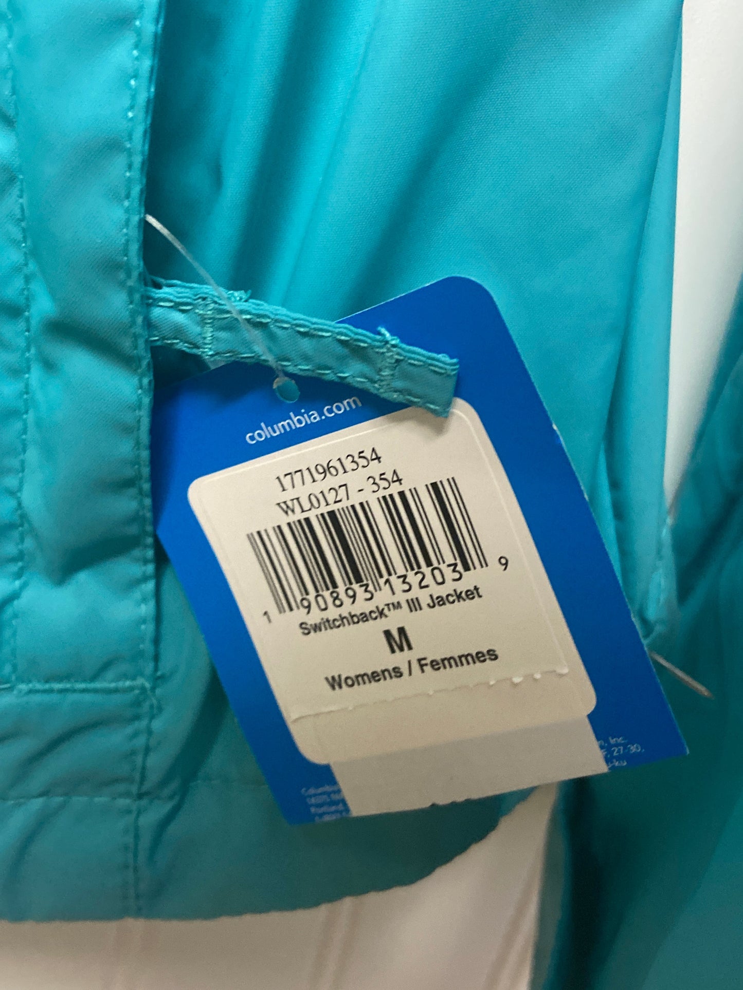 Athletic Jacket By Columbia In Teal, Size: M