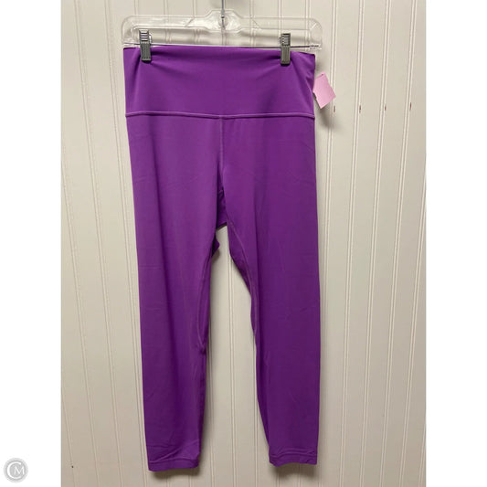 Athletic Leggings By Lululemon In Purple, Size: M
