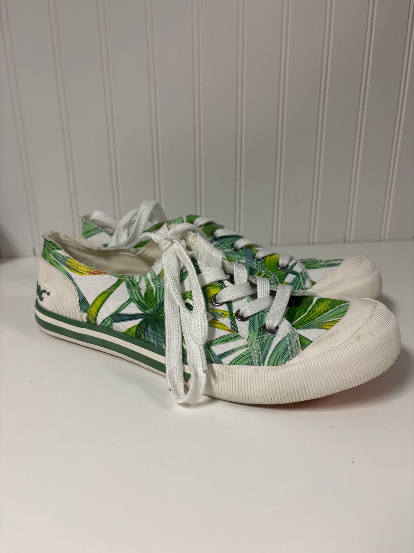 Shoes Sneakers By Rocket Dogs In Tropical Print, Size: 10