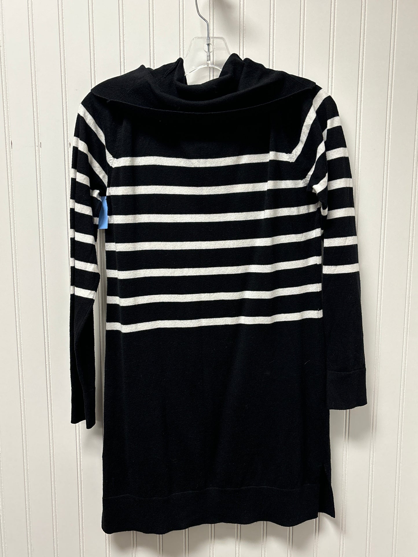 Top Long Sleeve By Michael By Michael Kors In Black & White, Size: S