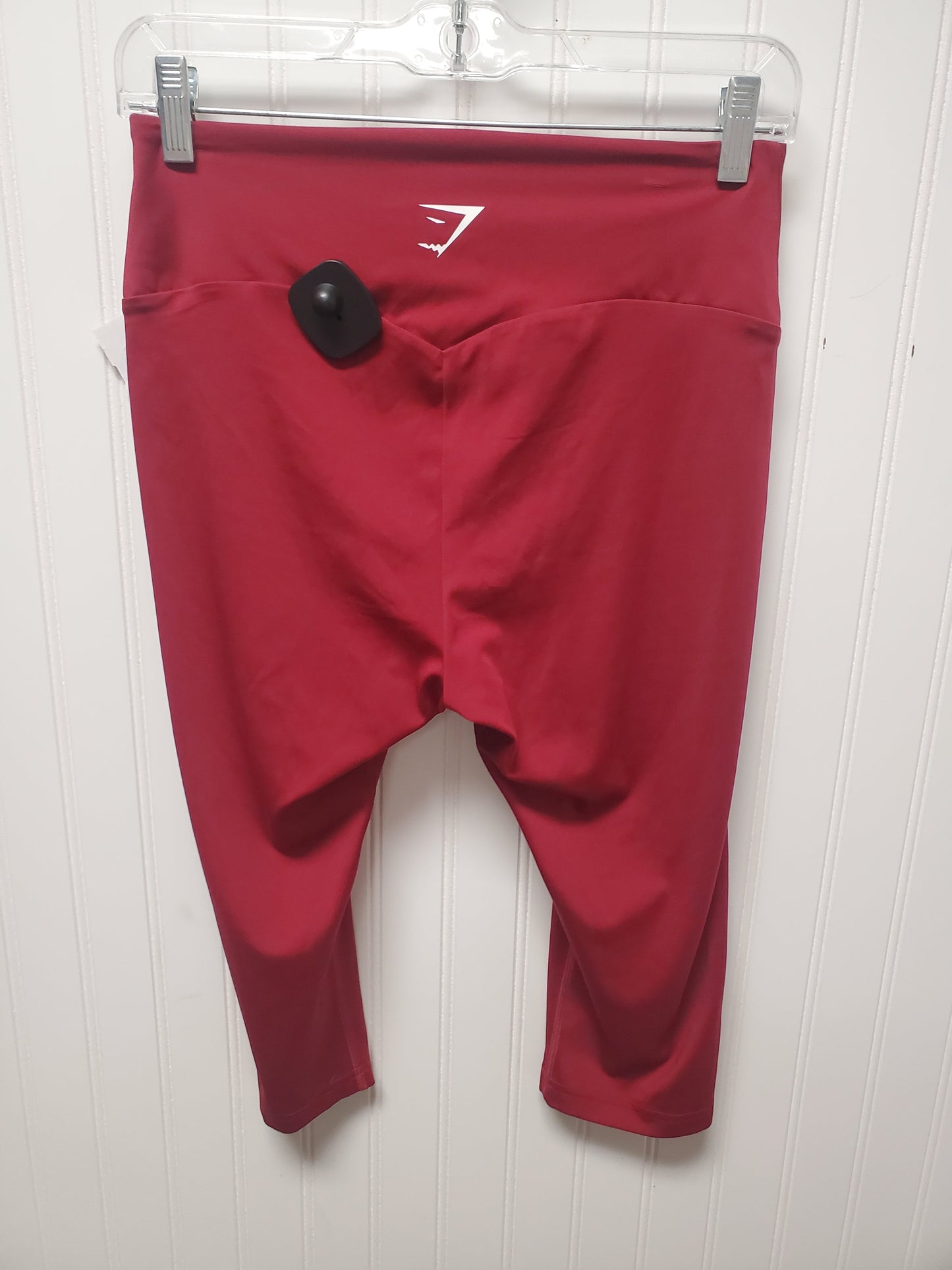 Athletic Capris By Gym Shark In Red, Size: 12