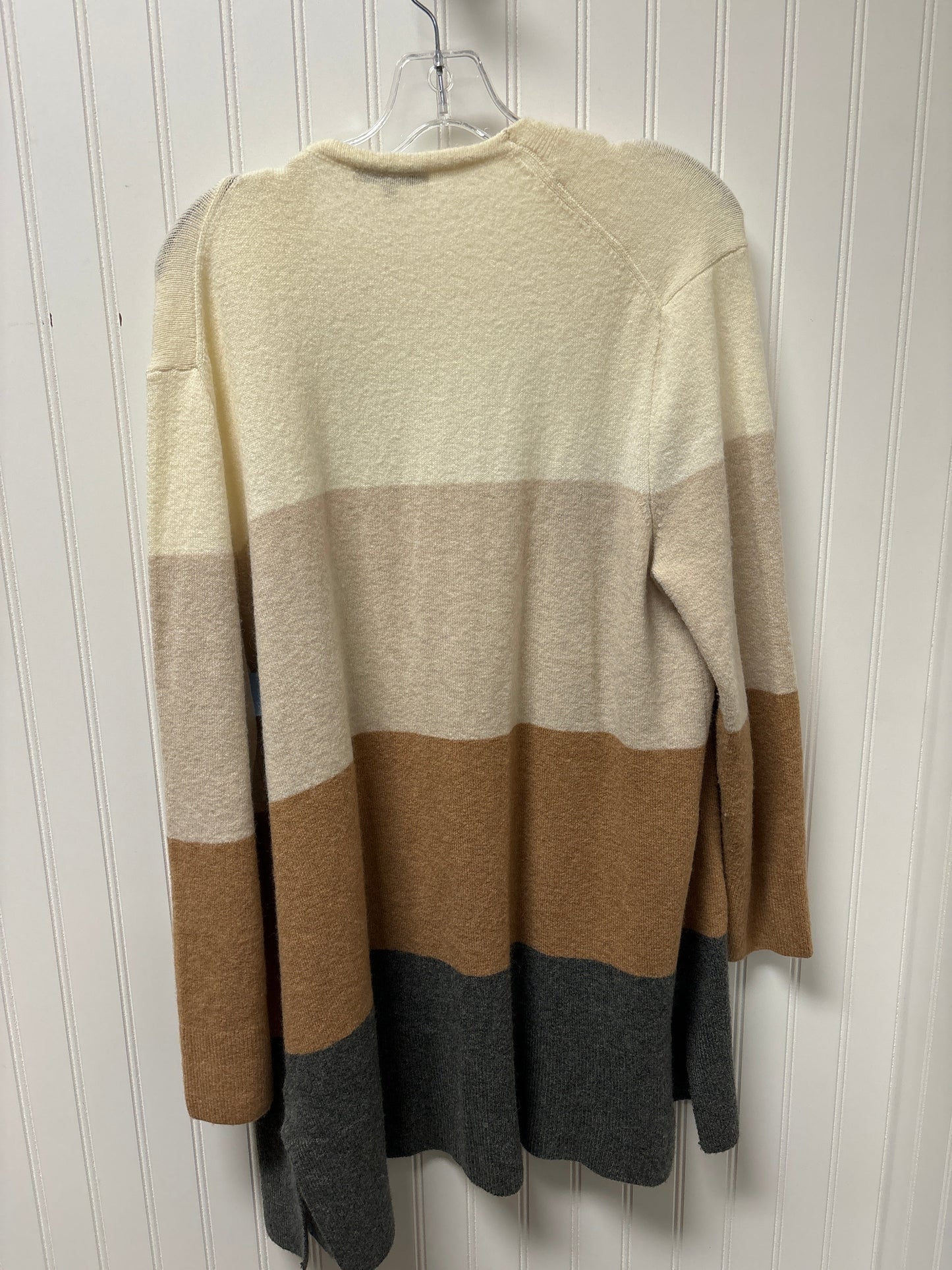 Sweater Cardigan By Madewell In Beige, Size: L