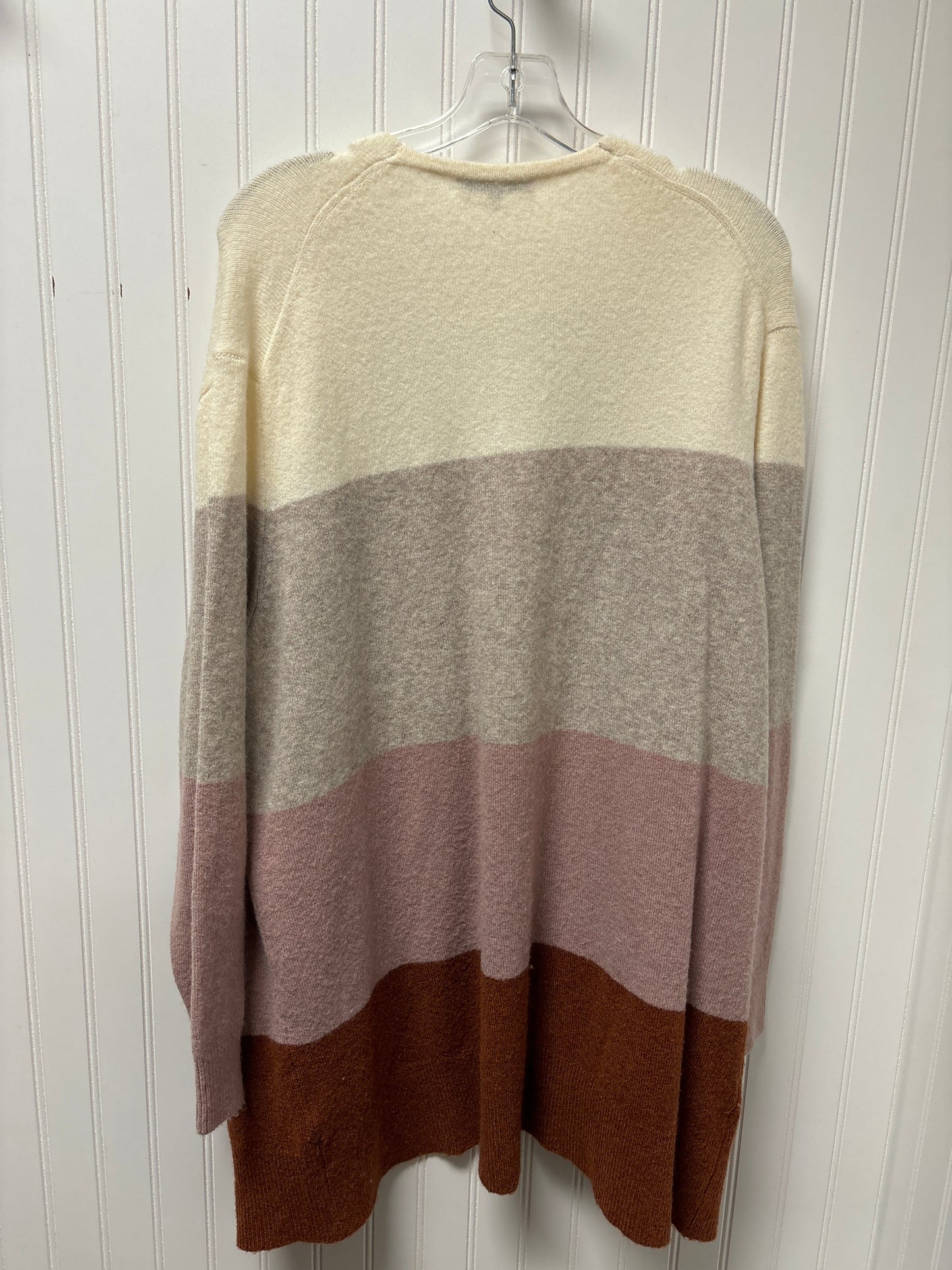 Sweater Cardigan By Madewell In Beige, Size: L