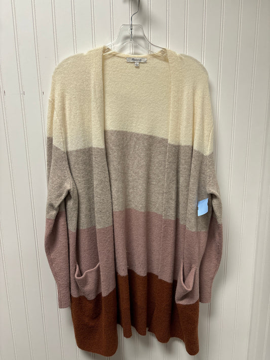 Sweater Cardigan By Madewell In Beige, Size: L