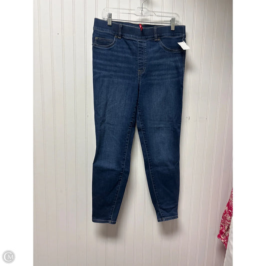 Jeans Skinny By Spanx In Blue Denim, Size: 16