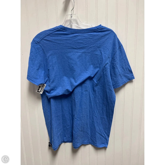 Top Short Sleeve Basic By Disney Store In Blue, Size: M